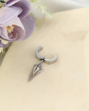 Shein Men Arrow Pendant Dangler Clip-On Earring-picture-16