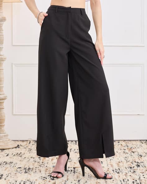 Product image of
                        Shein Shein High Rise Full Length Fixed Waist
                        Slit Hem Pant