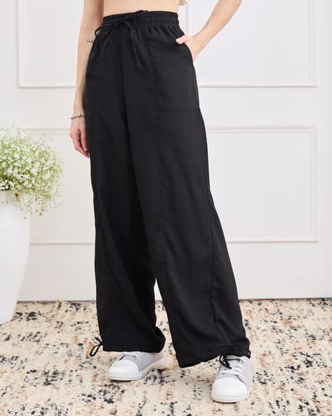 Product image of
                        Shein Shein Full Length Elasticated Drawstring
                        Waist Textured Pant