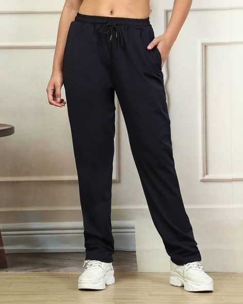 Product image of Shein Shein Full
                              Length Elasticated Drawstring Waist Track
                              Pant