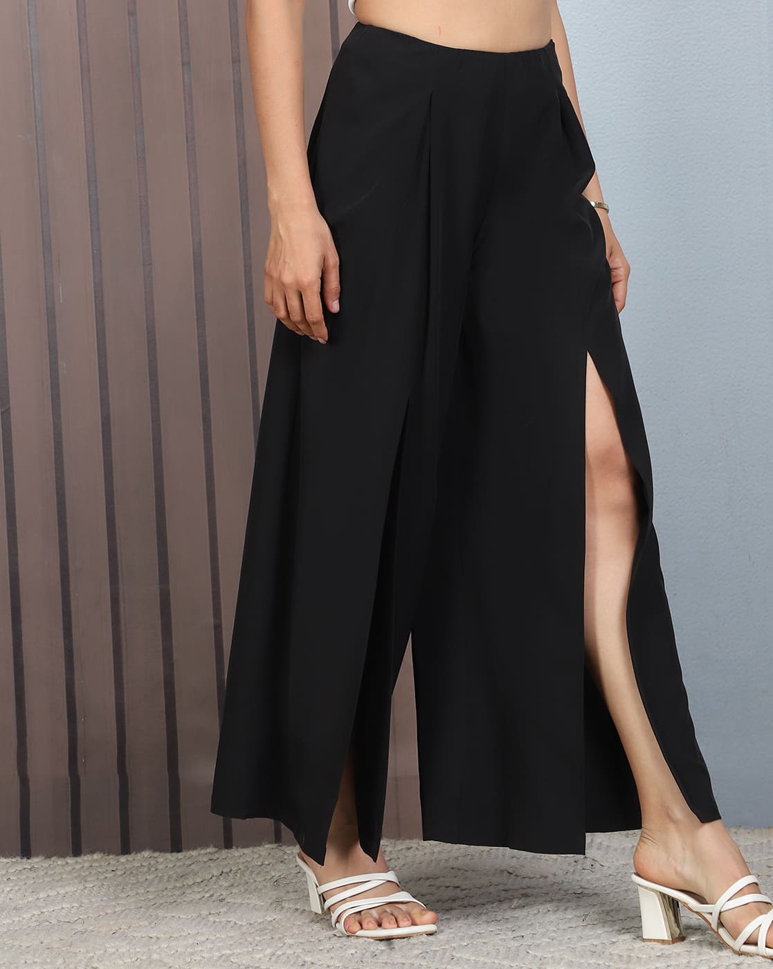 Buy Black Trousers & Pants for Women by Shein Online | sheinindia.in