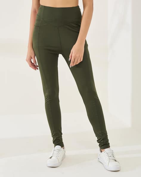 Product image of
                        Shein Shein Ankle Length Panelled Sports
                        Leggings With Pocket