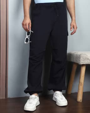 Shein Shein Men Ankle Length Elasticated Drawstring Waist Joggers