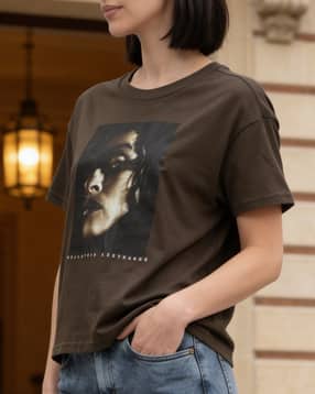 Shein Short Sleeve Harry Potter Chest Print Crew Tshirt-picture-22