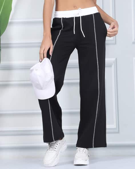 Product image of Shein Shein Full
                              Length Contrast Waistband Seam Detail
                              Track Pant