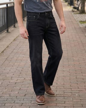 Shein Full Length Fly With Button Closure Mid Wash Jeans-picture-36