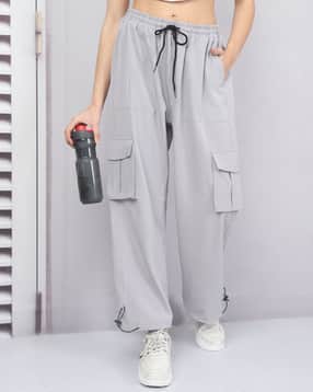 Shein Elasticated Drawstring Waist Parachute Pant-picture-28