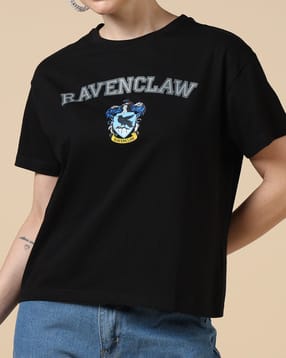 Shein Short Sleeve Harry Potter Chest Print Crew Tshirt-picture-24