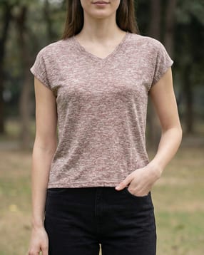 Shein Medium Length Extended Cap Sleeve Tshirt-picture-49