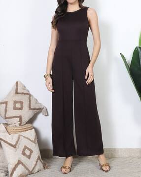 Shein Sleeveless Panelled Pintuck Detail Jumpsuit-picture-39