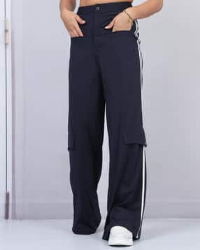 Shein Full Length High Rise Contrast Side Striped Pant-picture-50