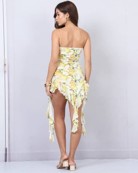 Buy Yellow Dresses for Women by Shein Online | sheinindia.in Buy Yellow Dresses for Women by Shein Online | sheinindia.in