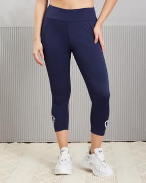 Shein Shein Women Mid Calf Length Heart Placement Print Leggings