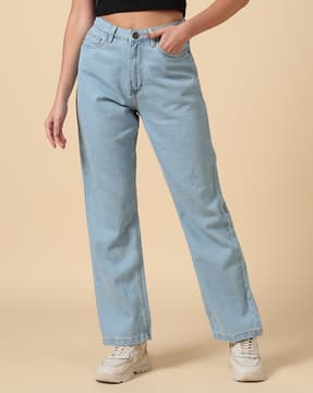 Shein Shein Women Ankle Length Fly With Button Closure Clean Wash Jeans