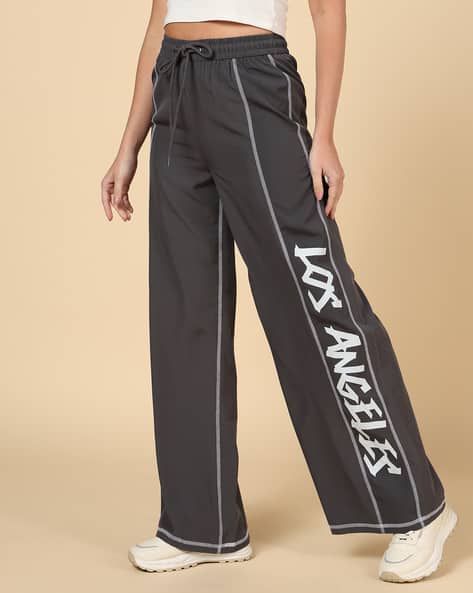Product image of Shein Shein
                              Elasticated Drawstring Waist Contrast
                              Stitch Trackpant