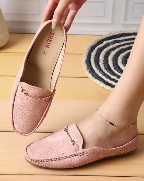 chinese dress ladies Shein Women Square Toe Flat Casual Daily Office Work Slip On Loafers,   Your Daily Store Online