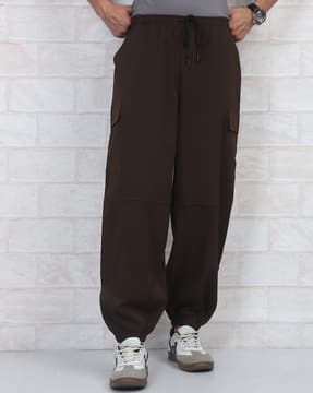 Shein Shein Men Ankle Length Elasticated Drawstring Waist Joggers