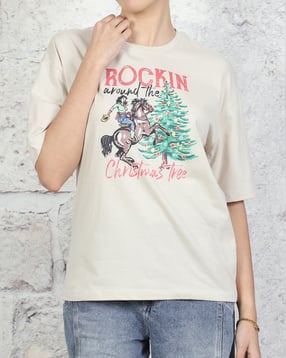 Shein Drop Shoulder Graphic Chest Print Crew Tshirt-picture-17