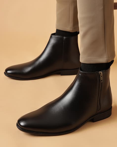 Buy Black Boots for Men by Shein Online | sheinindia.in