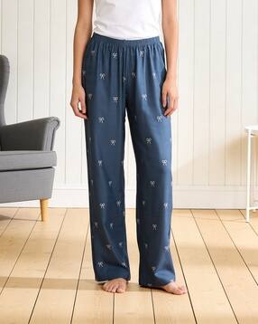 Shein Full Length Elasticated Waist Bow Print Pyjama-picture-26