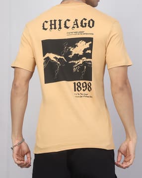 Shein Short Sleeve Graphic Back Print Crew Tshirt-picture-15