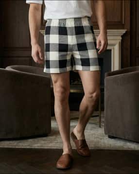 Shein Elasticated Waist Checked Boxer-picture-12
