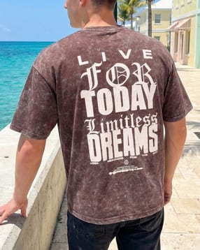 Shein Short Sleeve Typographic Back Print Crew Tshirt-picture-15