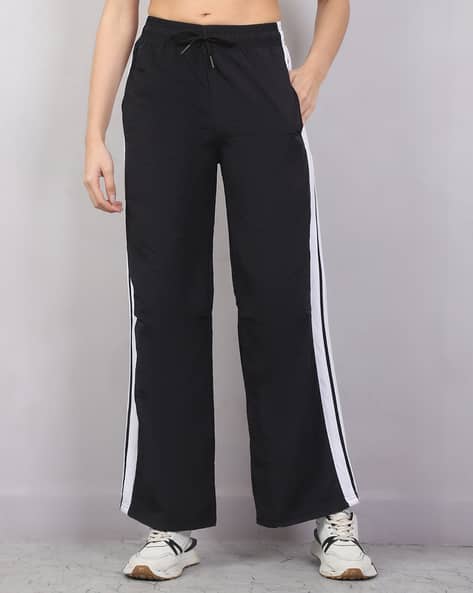 Product image of Shein Shein Ankle
                              Length Knee Pleated Side Striped Track
                              Pant
