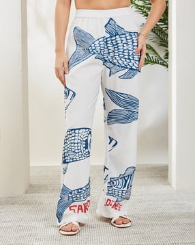 Shein Full Length Elasticated Waist Graphic Print Pant-picture-20