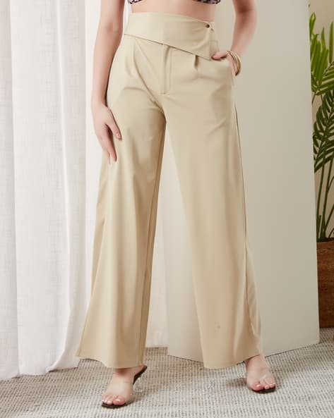 Product image of
                        Shein Shein Full Length Fly With Button Closure
                        Pleated Pant