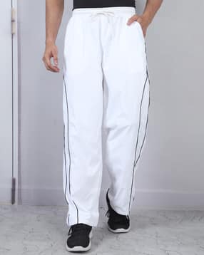 Shein Elasticated Drawstring Waist Contrast Piping Track Pant-picture-24