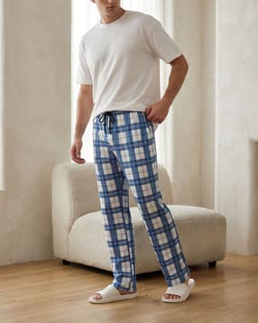 Shein Elasticated Drawstring Waist Checked Pyjama-picture-10