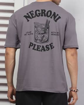 Shein Short Sleeve Typographic Back Print Crew Tshirt-picture-24