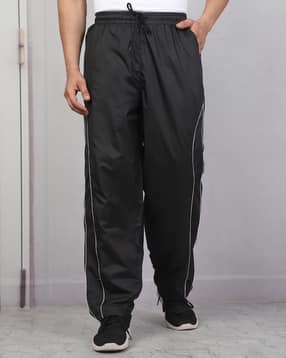 Shein Elasticated Drawstring Waist Contrast Piping Track Pant-picture-36