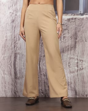 Shein Full Length Fixed Waist Pant With Side Zip Detail-picture-36