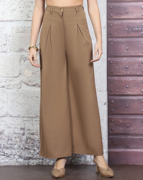 Product image of
                        Shein Shein High Rise Fly With Button Closure
                        Pleated Pant