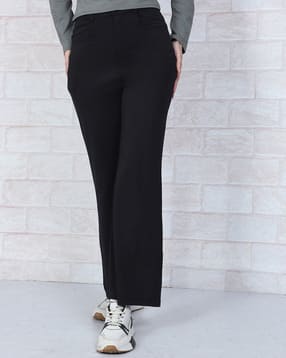 Shein Full Length Fly With Button Closure Pant-picture-17