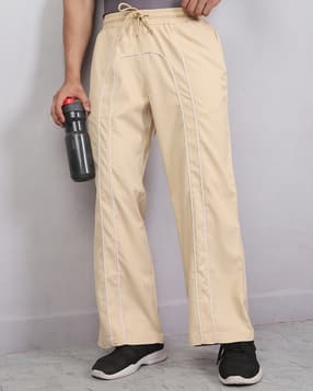 Shein Elasticated Drawstring Waist Contrast Piping Track Pant-picture-11