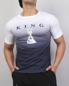Shein Short Sleeve Graphic Chest Print Crew Tshirt-picture-19