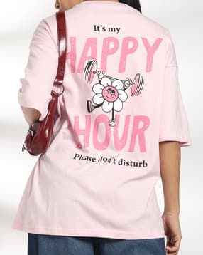 Shein Drop Shoulder Typographic Back Print Crew Tshirt-picture-29