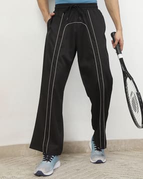 Shein Elasticated Drawstring Waist Contrast Piping Track Pant-picture-13