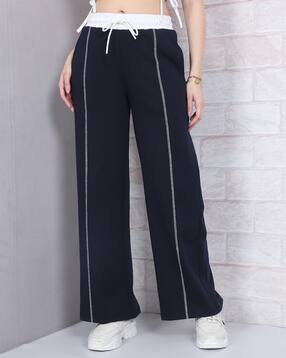 Shein Full Length Contrast Waistband Seam Detail Track Pant-picture-40