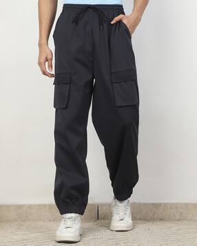 shein ankle length elasticated drawstring waist joggers