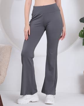 Shein Activewear Full Length Flexi Waist Flared Track Pant-picture-53