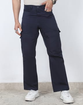 Shein Shein Men Knee Pleated Fly With Button Closure Cargo Pant