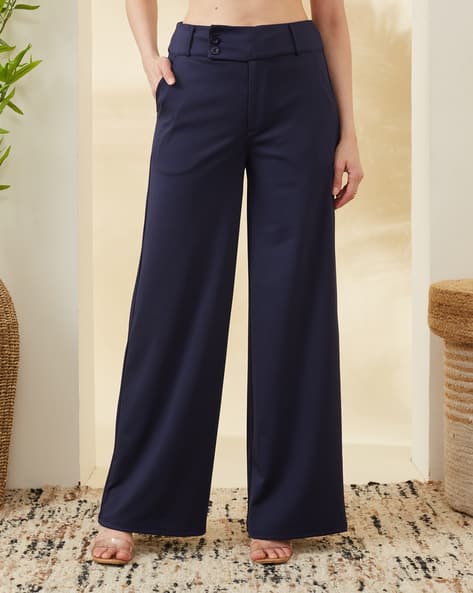 Product image of
                        Shein Shein High Rise Full Length Fly With
                        Button Closure Pants