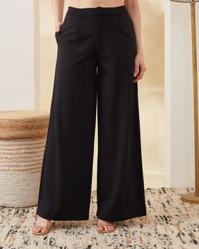 Shein Full Length Fixed Waist Single Pleat Korean Pant-picture-24