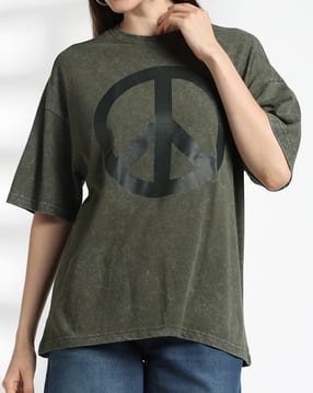 Shein Drop Shoulder Graphic Chest Print Crew Tshirt-picture-20