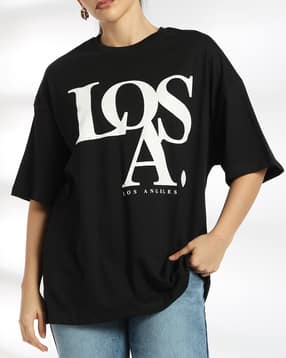 Shein Drop Shoulder Typographic Chest Print Crew Tshirt-picture-24