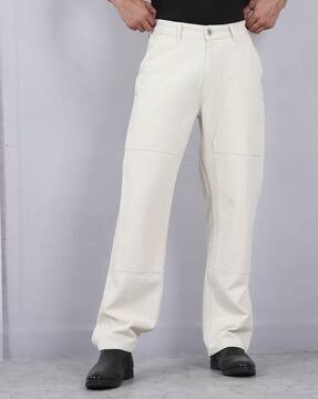 Shein Shein Fly With Button Closure Carpenter Style Clean Jeans